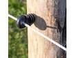 Izolátor pro elektrický ohradník kruhový, pro drát, lanko, lano a pásku do 12 mm - 25 ks