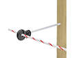 Izolátor pro elektrický ohradník s podpěrou 22 cm, pro vodiče do 12 mm - 10 ks