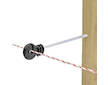 Izolátor pro elektrický ohradník s podpěrou 22 cm, pro vodiče do 12 mm - 10 ks