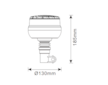 LED MAJÁK UCHYCENÍ NA TYČ, 9-33V
