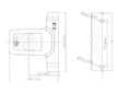 LED OBRYSOVÁ SVÍTILNA ČERVENO-ČIRO-ORANŽOVÁ + 1,5 m KABEL P&R