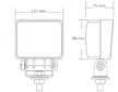 LED prac. světlo 3400Lm; 155x90x75; IP 67; 9-33V
