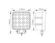 LED pracovní světlo na auto 3040 lm, 9-33V s konektorem