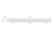 LED PRACOVNÍ SVĚTLOMET COMBO - 17820 LUMENŮ, 9-32V + 0,25 m KABEL