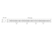 LED PRACOVNÍ SVĚTLOMET COMBO - 25920 LUMENŮ, 9-32V + 0,25 m KABEL