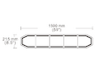 LED RAMPA S OVLÁDACÍM PANELEM, 1500 MM, 12-24V, ORANŽOVÁ, NOČNÍ + DENNÍ REŽIM