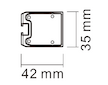 LED SVĚTELNÁ ALEJ + 3,1 M KABEL + PŘEPÍNAČ, 772 mm, 5 x LED MODUL