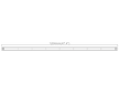 LED SVĚTELNÁ ALEJ S OVLÁDACÍM PANELEM + 4,9 M KABEL + PŘEPÍNAČ, 1204 mm, 8 x LED MODUL