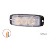 LED VÝSTRAŽNÉ SVĚTLO ORANŽOVÉ, 9-33V + 0,3 M KABEL
