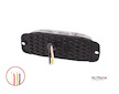 LED VÝSTRAŽNÉ SVĚTLO ORANŽOVÉ, 9-33V + 0,3 M KABEL