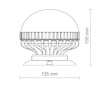 LED VÝSTRAŽNÝ MAJÁK, 12-24V