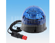 LED VÝSTRAŽNÝ MAJÁK MODRÝ (HOMOLOGACE ECE R65) + 2,5 M KABEL
