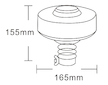 LED VÝSTRAŽNÝ MAJÁK – UFO 2000, 9-33V