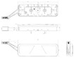 LED ZADNÍ SKUPINOVÁ SVÍTILNA S INTEGROVANOU BOČNÍ POZIČNÍ SVÍTILNOU A SE ZADNÍM KONEKTOREM