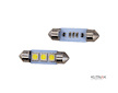 LED žárovka C5W 12V, 4X LED - 2 KS V BALENÍ