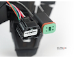 LEVÉ ZRCADLO HLAVNÍ + ÚHLOVÉ VYHŘÍVANÉ A ELEKTRICKY OVLÁDANÉ + TEPLOTNÍ SENZOR + DRŽÁK (DLOUHÝ DRŽÁK)