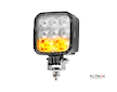 LUMINEX LED pracovní reflektor na auto s výstražným světlem, rozptylový, 12/24 V