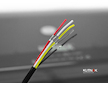 MINI LED RAMPA TMAVÁ, PEVNÉ UCHYCENÍ, 363 MM, 12-24V, ORANŽOVÁ