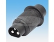 PLASTOVÁ ZÁSTRČKA 3-POLOVÁ 12V / 24V