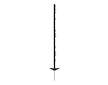 Plastový sloupek pro elektrický ohradník, délka 105 cm, 8 oček, černý
