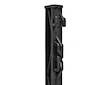 Plastový sloupek pro elektrický ohradník, délka 105 cm, 8 oček, černý