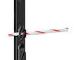Plastový sloupek pro elektrický ohradník, délka 156 cm, 11 oček, černý