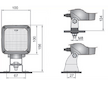 PRACOVNÍ SVĚTLOMET - AMP FASTON CONNECTOR