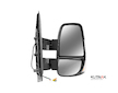 PRAVÉ ZRCADLO ELEKTRICKY OVLÁDANÉ BEZ TEPLOTNÍHO SENZORU, VYHŘÍVANÉ + KRÁTKÝ DRŽÁK