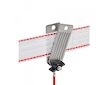 Připojovací červený kabel na pásku elektrického ohradníku - 130 cm