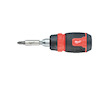 Ratchet Multi-Bit Screwdrivers 8 in 1 Compact Ratcheting Multi-Bit Screwdriver