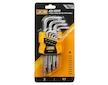 Sada klíčů TORX s otvorem T10H-T50H 9ks JCB