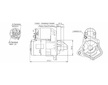STARTÉR 12V / 0,95kW 10 zubů - ORIGINÁL MITSUBISHI