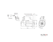 STARTÉR 12V / 1,2kW 12 zubů - ORIGINÁL MITSUBISHI