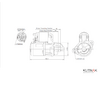 STARTÉR 12V / 1,2kW 8 zubů - ORIGINÁL MITSUBISHI