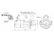 STARTÉR 12V / 1,7kW 10 zubů - ORIGINÁL MITSUBISHI