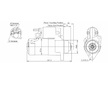 STARTÉR 12V / 1,7kW 9 zubů - ORIGINÁL MITSUBISHI