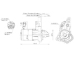 STARTÉR 12V / 1kW 10 zubů - ORIGINÁL MITSUBISHI