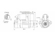 STARTÉR 12V / 1kW 9 zubů - ORIGINÁL MITSUBISHI