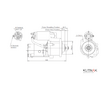 STARTÉR 12V / 2,2kW 10 zubů - ORIGINÁL MITSUBISHI