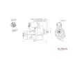 STARTÉR 12V / 2,2kW 11 zubů - ORIGINÁL MITSUBISHI