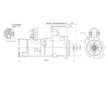 STARTÉR 12V / 3kW 9 zubů - ORIGINÁL MITSUBISHI