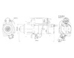 STARTÉR 24V / 5,5kW 11 zubů - ORIGINÁL MITSUBISHI