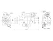 STARTÉR 24V / 5,5kW 12 zubů - ORIGINÁL MITSUBISHI