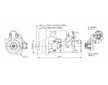 STARTÉR 24V / 5kW 12 zubů  - ORIGINÁL MITSUBISHI