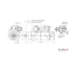 STARTÉR 24V / 5kW 12 zubů - ORIGINÁL MITSUBISHI