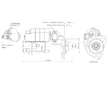 STARTÉR 24V / 6kW 12 zubů - ORIGINÁL MITSUBISHI