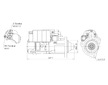 STARTÉR 24V / 7kW 12 zubů - ORIGINÁL MITSUBISHI