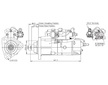 STARTÉR 24V / 7kW 12 zubů - ORIGINÁL MITSUBISHI