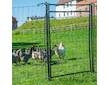Vchodová branka k síti pro elektrický ohradník, výška 120 cm, šířka 86 cm, dvojitý hrot