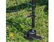 Vstupní branka k síti pro elektrický ohradník, výška 110 cm, šířka 125 cm, dvojitý hrot